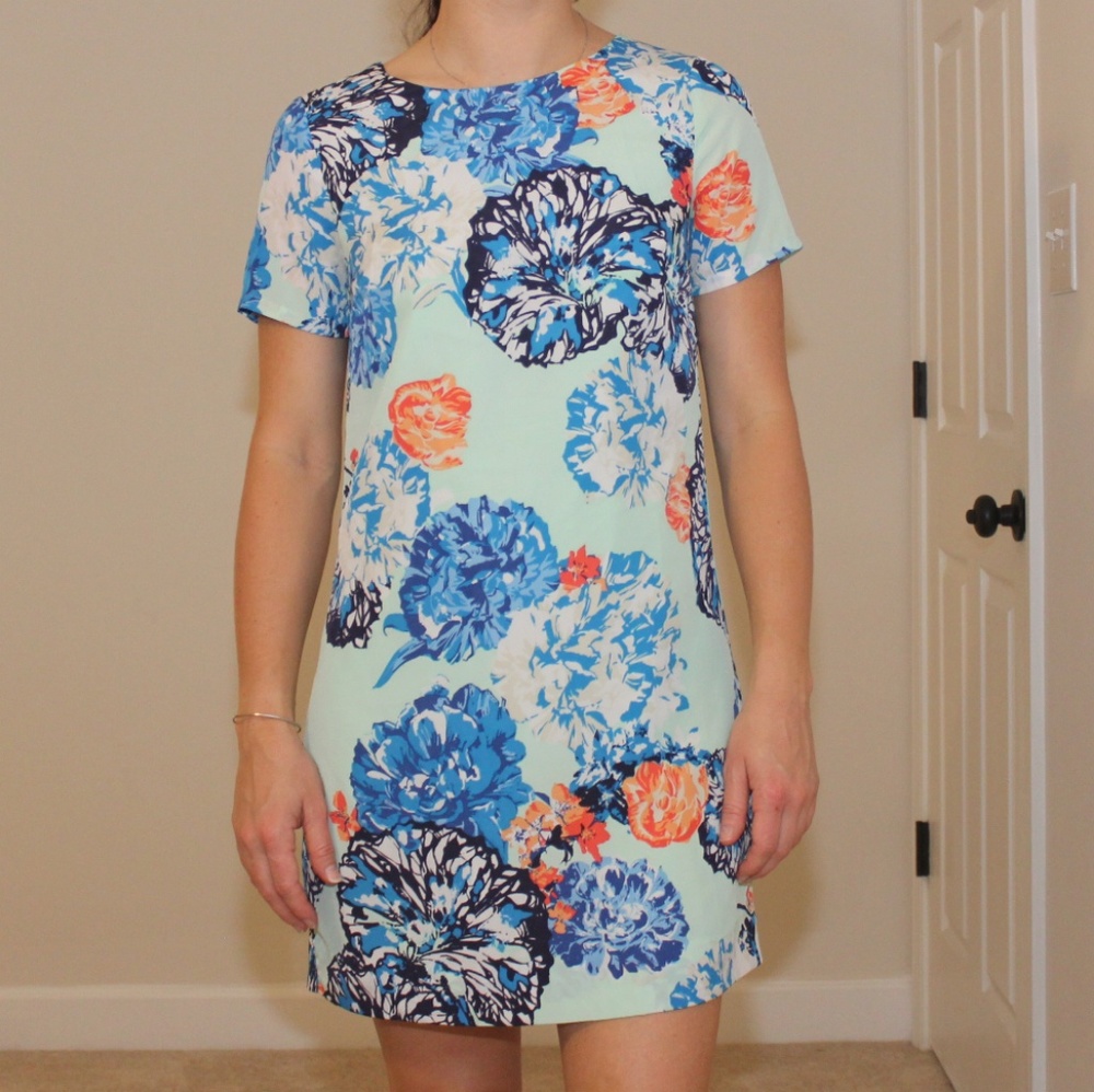 J. Crew floral print dress